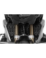 Stainless steel radiator protector, black, BMW R1250GS/ R1200GS (LC)/ R1200GS Adventure (LC)