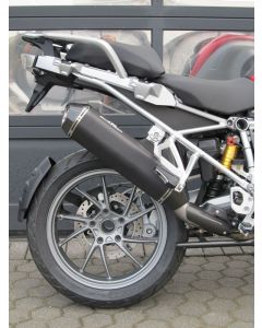 Silencer AC-Schnitzer Stealth, black, slip-on for BMW R1250GS/ R1200GS (LC) from 2017/ R1200GS Adventure (LC) from 2017